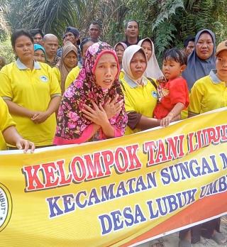 Petani Lubuk Umbut: Kami Akan Pertahankan Kebun Sawit Kami Meskipun Nyawa Taruhannya